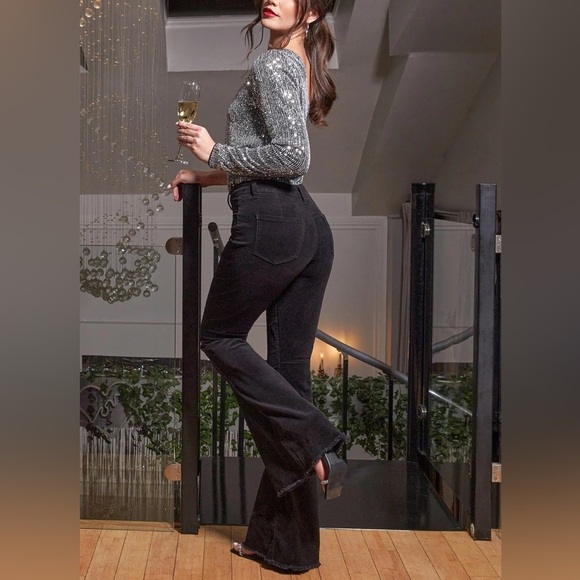 **SOLD** Corduroy Flared Pants - Picture 1 of 2